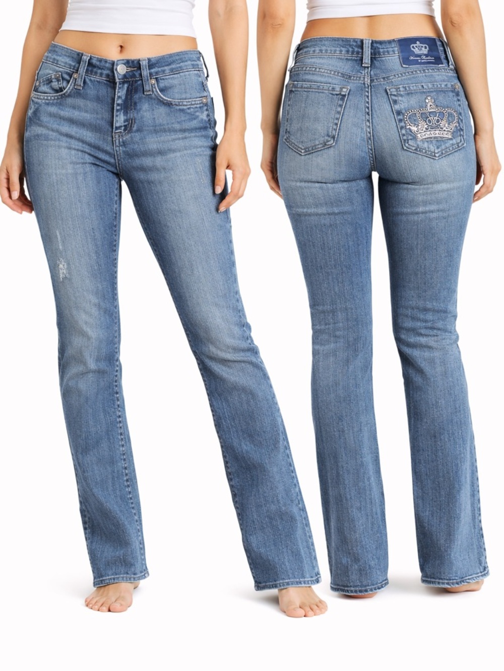 Victoria Beckham Denim Straight Leg Jeans